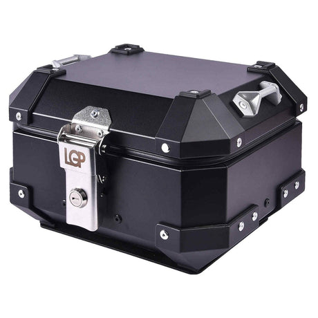 LGP 10L black aluminium motorcycle top box

