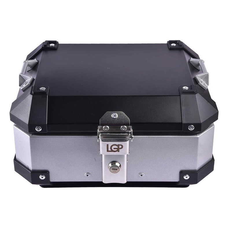 LGP 15L aluminium motorcycle top box Silver 


