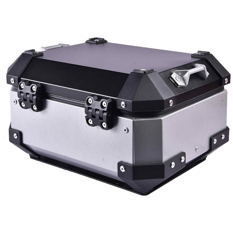LGP 15L aluminium motorcycle top box Silver

