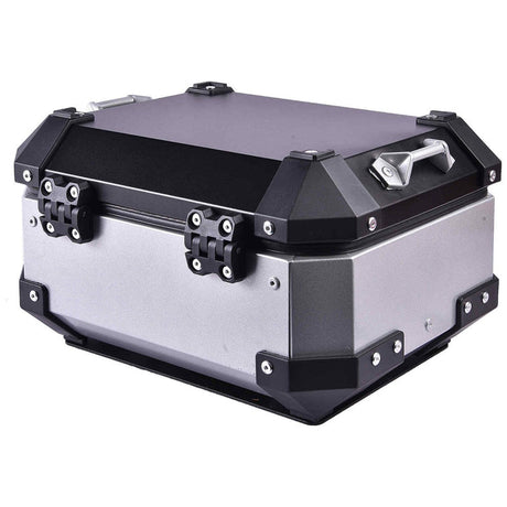 LGP 15L aluminium motorcycle top box Silver

