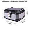 LGP 15L aluminium motorcycle top box Silver 

