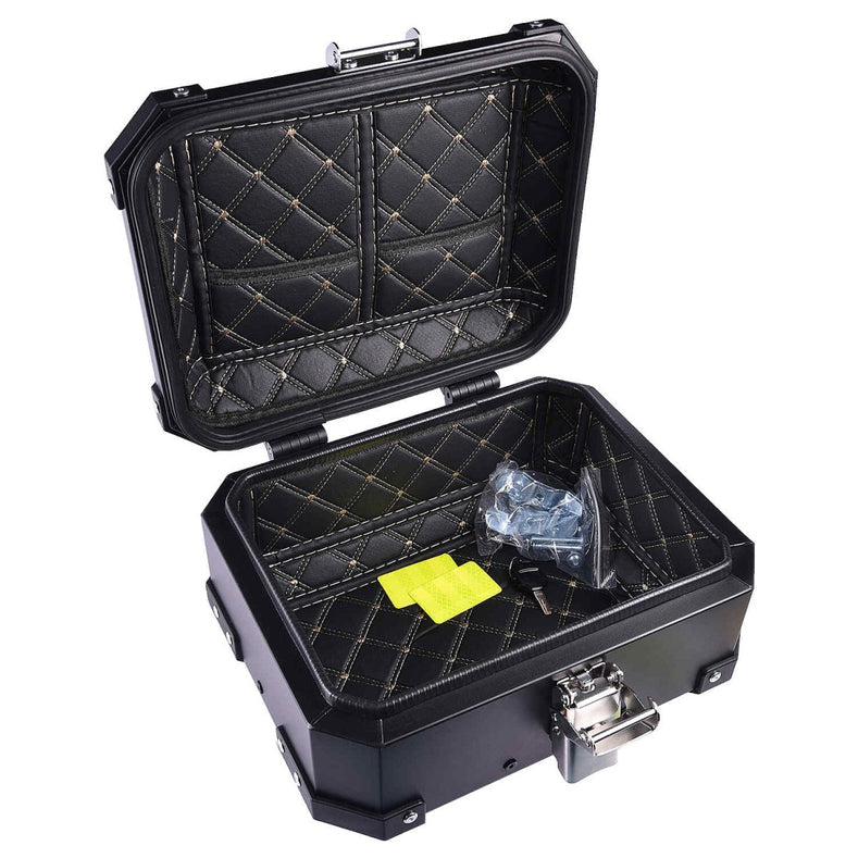 LGP 15L aluminium motorcycle top box black

