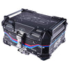 LGP 25L motorcycle top box white graphic installed on bike