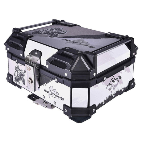 LGP 25L graphics white aluminum top box

