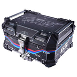 LGP 25L black map line aluminum top box

