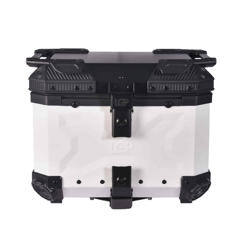 LGP 25L aluminium motorcycle top box white

