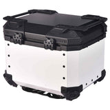 LGP 25L aluminium motorcycle top box white

