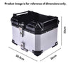 LGP 25L aluminium motorcycle top box white


