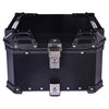 LGP 36L motorcycle top box with backrest silver variant