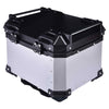 LGP 36L motorcycle top box with backrest silver variant