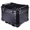 LGP 36L motorcycle top box with backrest silver variant