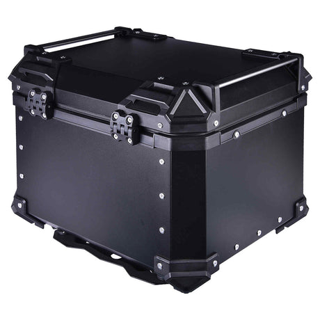 LGP 36L motorcycle top box with backrest silver variant