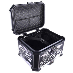 LGP 45L Black GS motorcycle top box with backrest