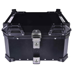 LGP 45L black motorcycle top box with hand support