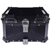LGP 45L Black Himalayan motorcycle top box with backrest