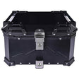 LGP 45L Black Himalayan motorcycle top box with backrest