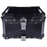 LGP 45L Black Himalayan motorcycle top box with backrest