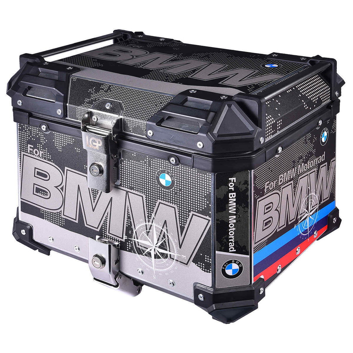 LGP 45L BMW Draw aluminum motorcycle top box black