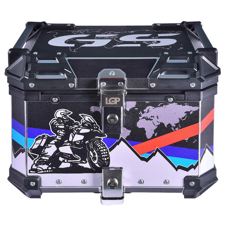 LGP 45L GS ADV aluminum motorcycle top box black