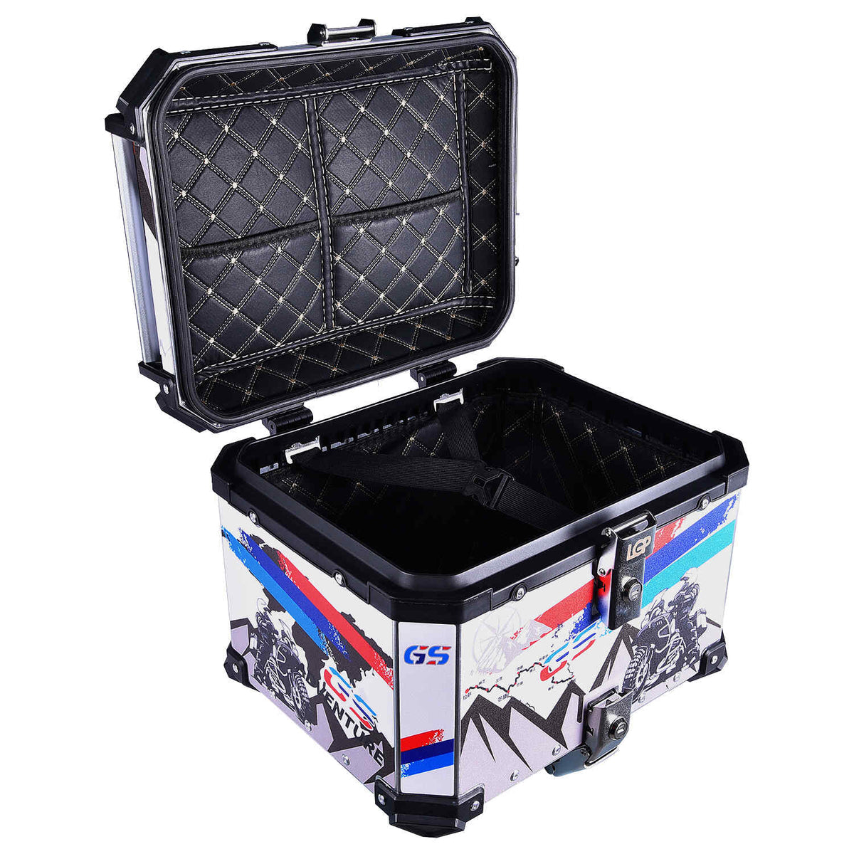 LGP 45L GS ADV aluminum motorcycle top box black