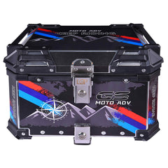 LGP 45L GS Moto ADV aluminum motorcycle top box black