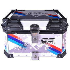 LGP 45L GS Moto ADV aluminum motorcycle top box black