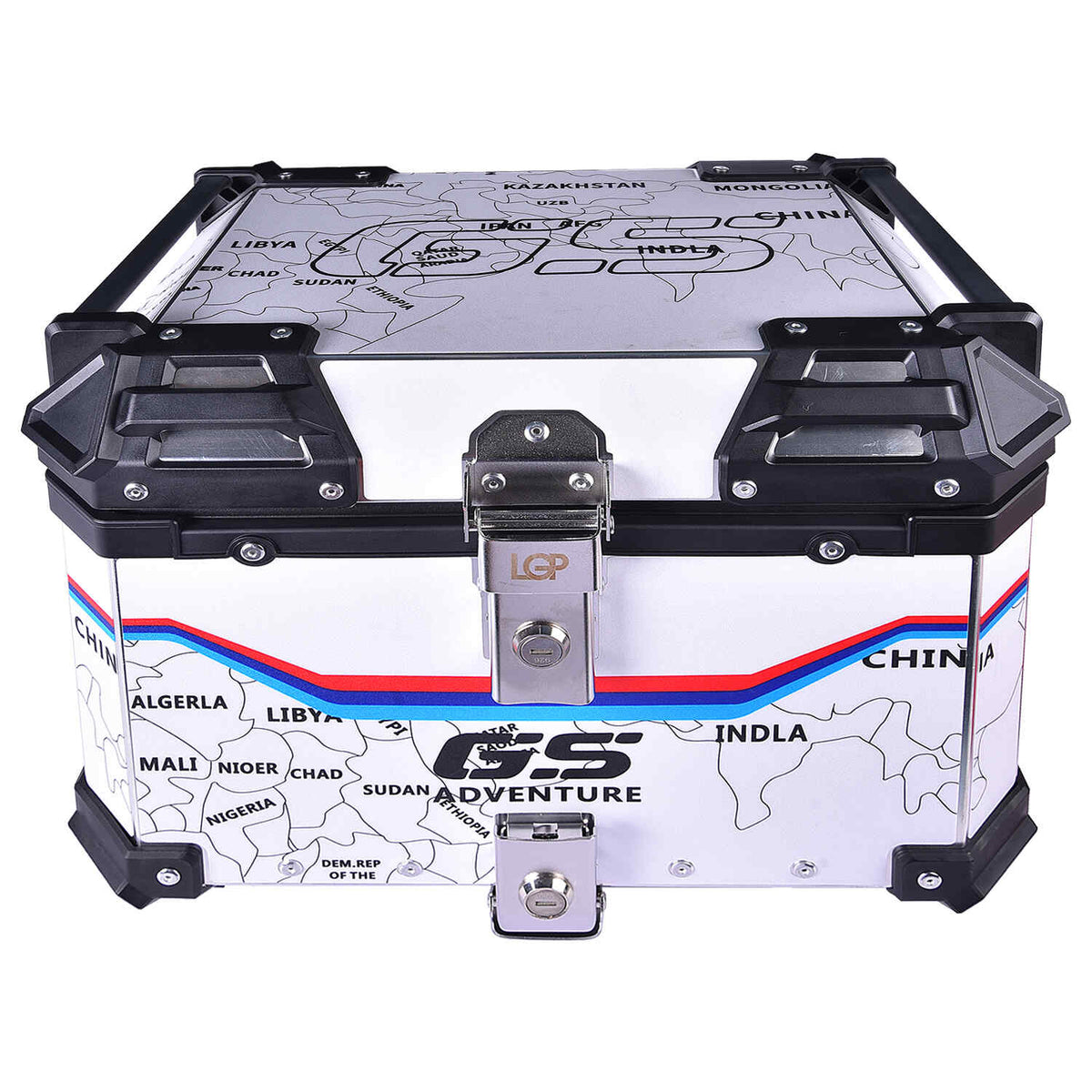 LGP 45L MAP LINE aluminum motorcycle top box black
