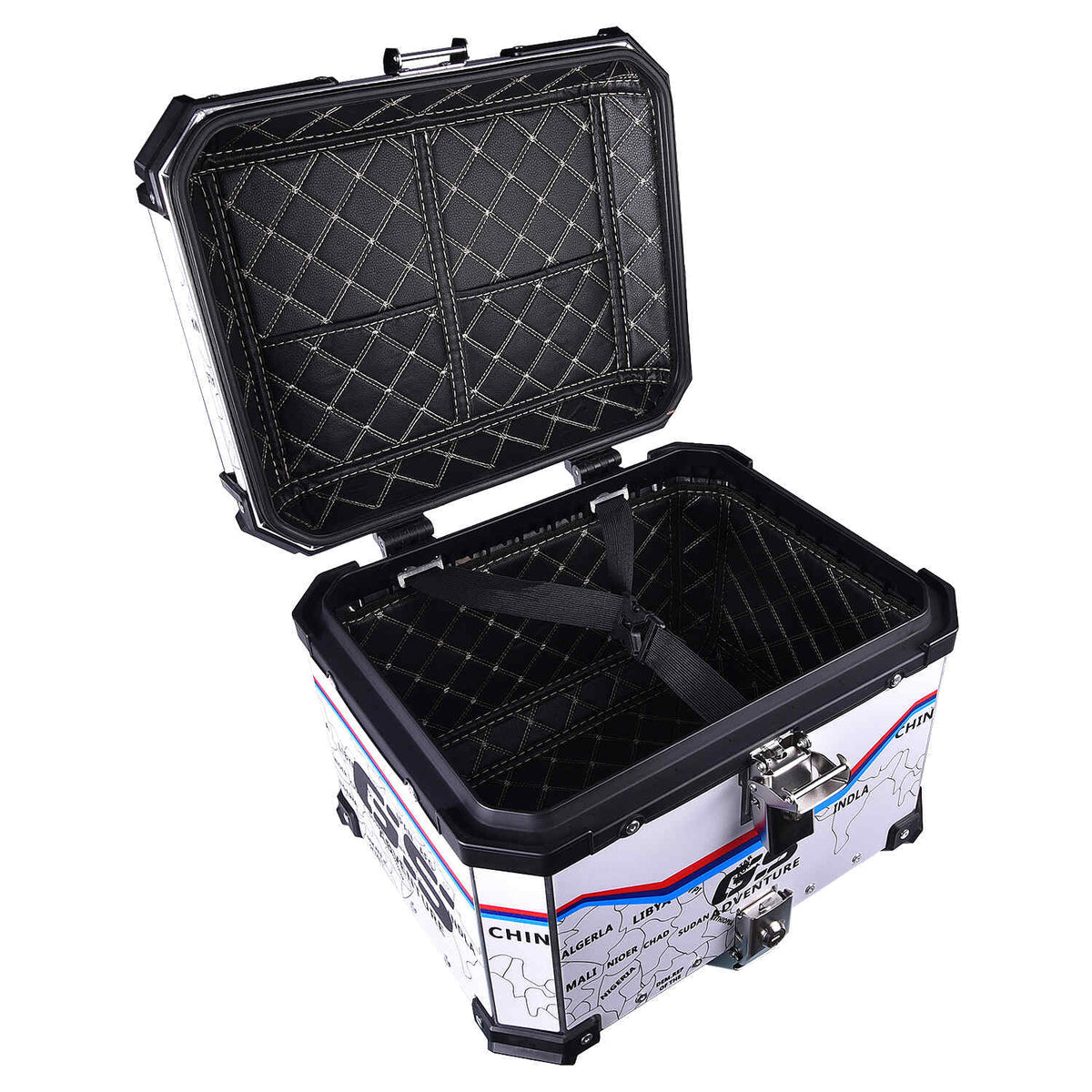 LGP 45L MAP LINE aluminum motorcycle top box black
