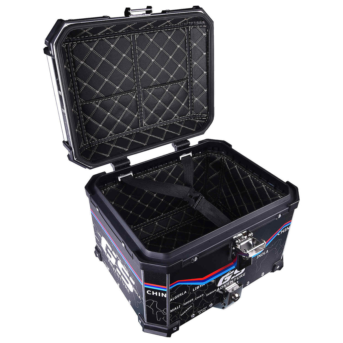 LGP 45L MAP LINE aluminum motorcycle top box black