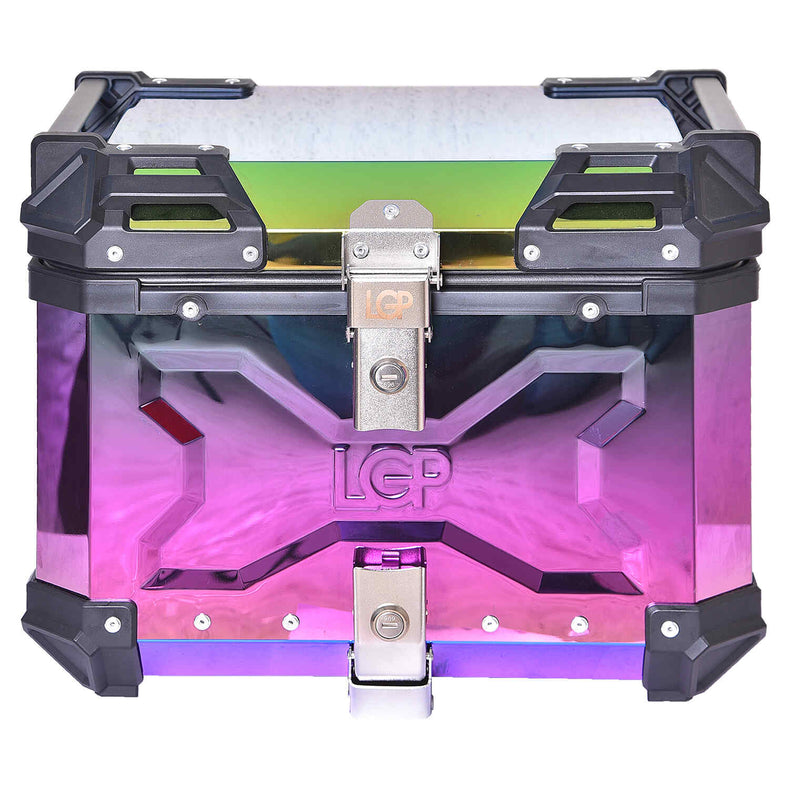 LGP 45L reflection type motorcycle top box mirror finish