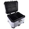 LGP 45L motorcycle top box black aluminum with backrest