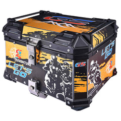 LGP 45L yellow GS ADV motorcycle top box aluminum