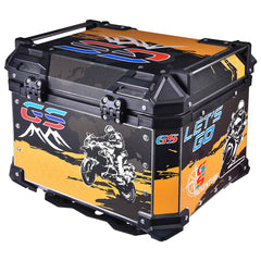 LGP 45L yellow GS ADV motorcycle top box aluminum