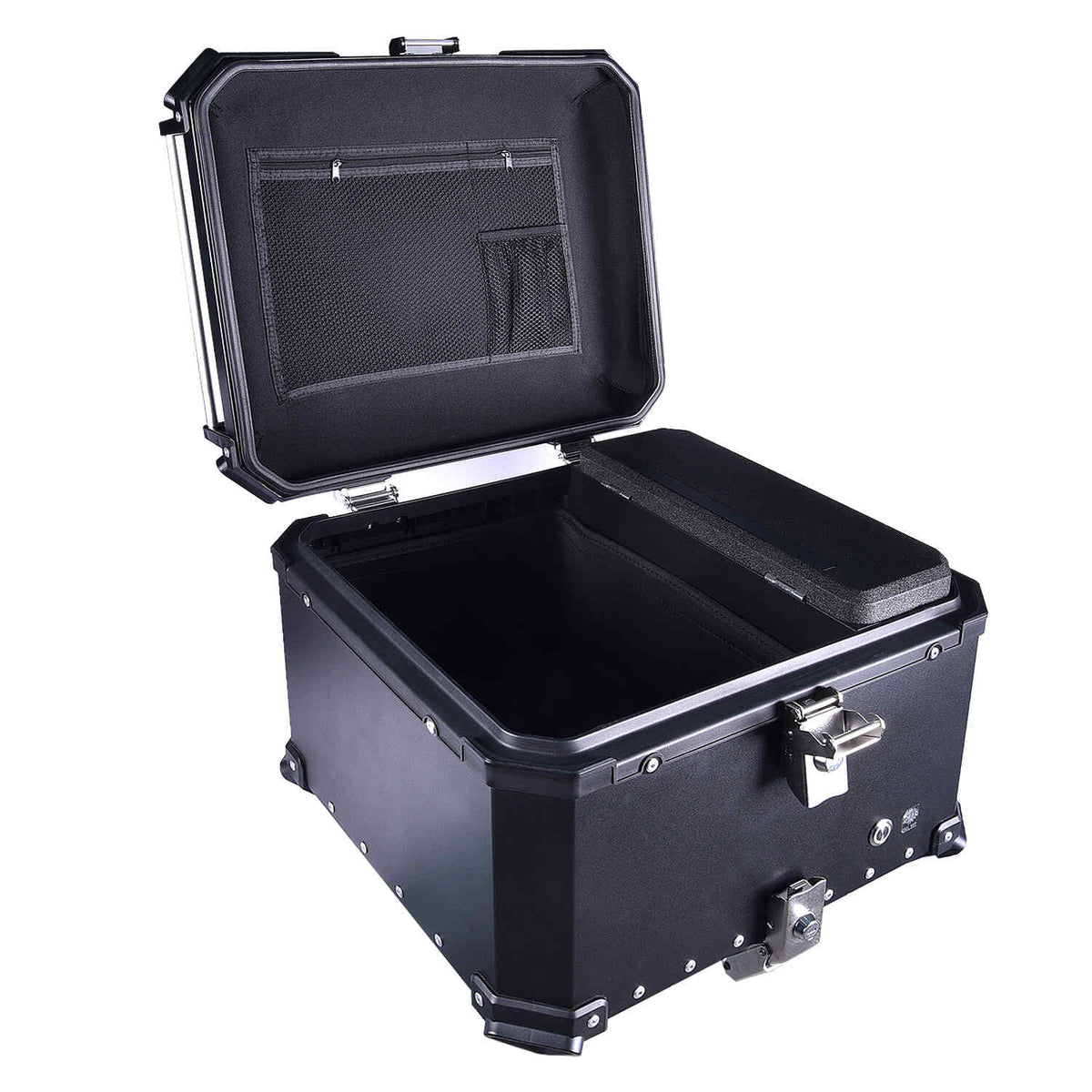 LGP 55L black refrigerator motorcycle top box aluminum