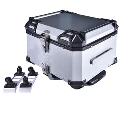 LGP 55L pull rod motorcycle top box black aluminum
