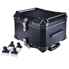 LGP 55L pull rod motorcycle top box black aluminum