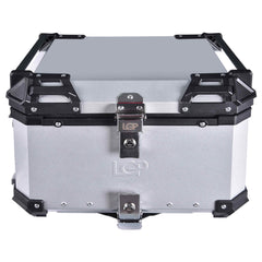 LGP 55L pull rod motorcycle top box black aluminum