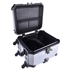 LGP 55L pull rod motorcycle top box black aluminum