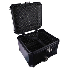 LGP 55L Type X motorcycle top box black aluminum