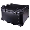 LGP 55L Type X silver aluminum motorcycle top box with backrest

