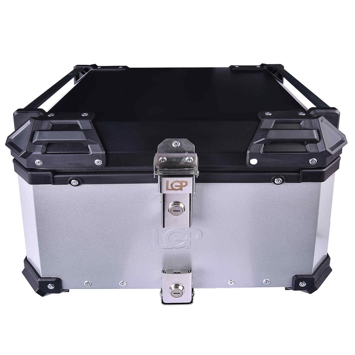 LGP 5L mini motorcycle top box black aluminum