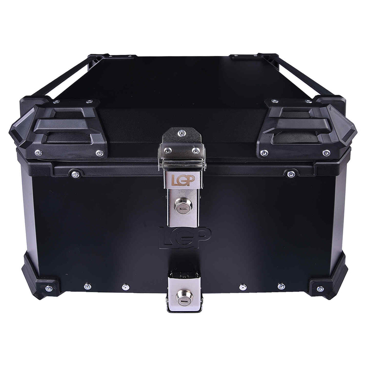 LGP 5L mini motorcycle top box black aluminum