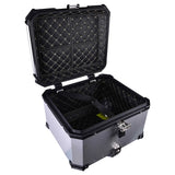 LGP 5L mini motorcycle top box black aluminum