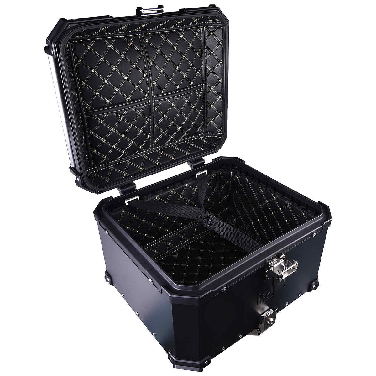 LGP 5L mini motorcycle top box black aluminum