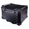 LGP 55L aluminium motorcycle top box with backrest silver

