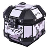 LGP 5L white graphics motorcycle top box aluminum