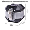 LGP 5L white graphics motorcycle top box aluminum