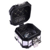 LGP 5L white graphics motorcycle top box aluminum