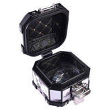 LGP 5L white graphics motorcycle top box aluminum