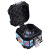 LGP 5L white graphics motorcycle top box aluminum